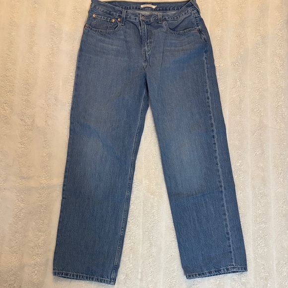 Levi's Women's Straight Leg Blue Jeans - Picture 1 of 7